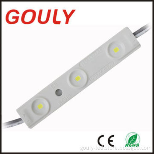 Injection LED Module Light with Lens, 0.48W/12V DC Voltage and Single/RGB Colors, Water-resistant